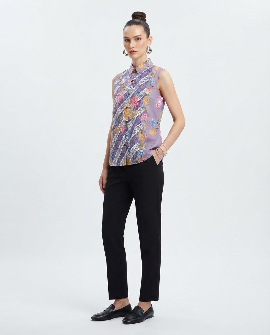 Batik Sleeveless Tops