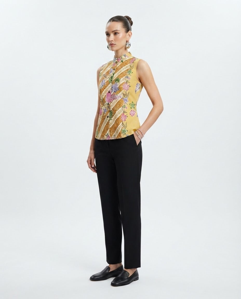 Batik Sleeveless Tops