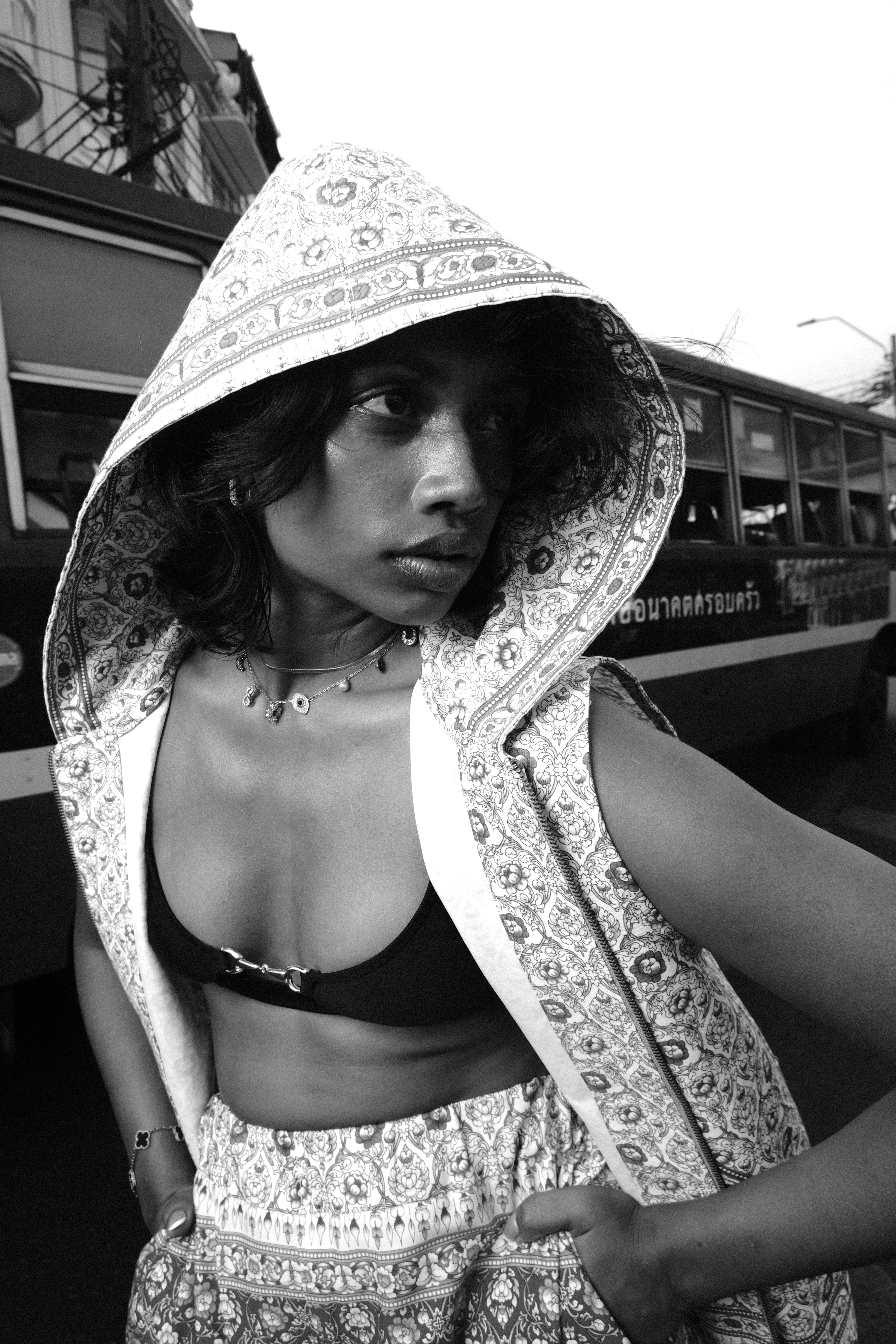 Thai Jasmin Hoodie Jacket