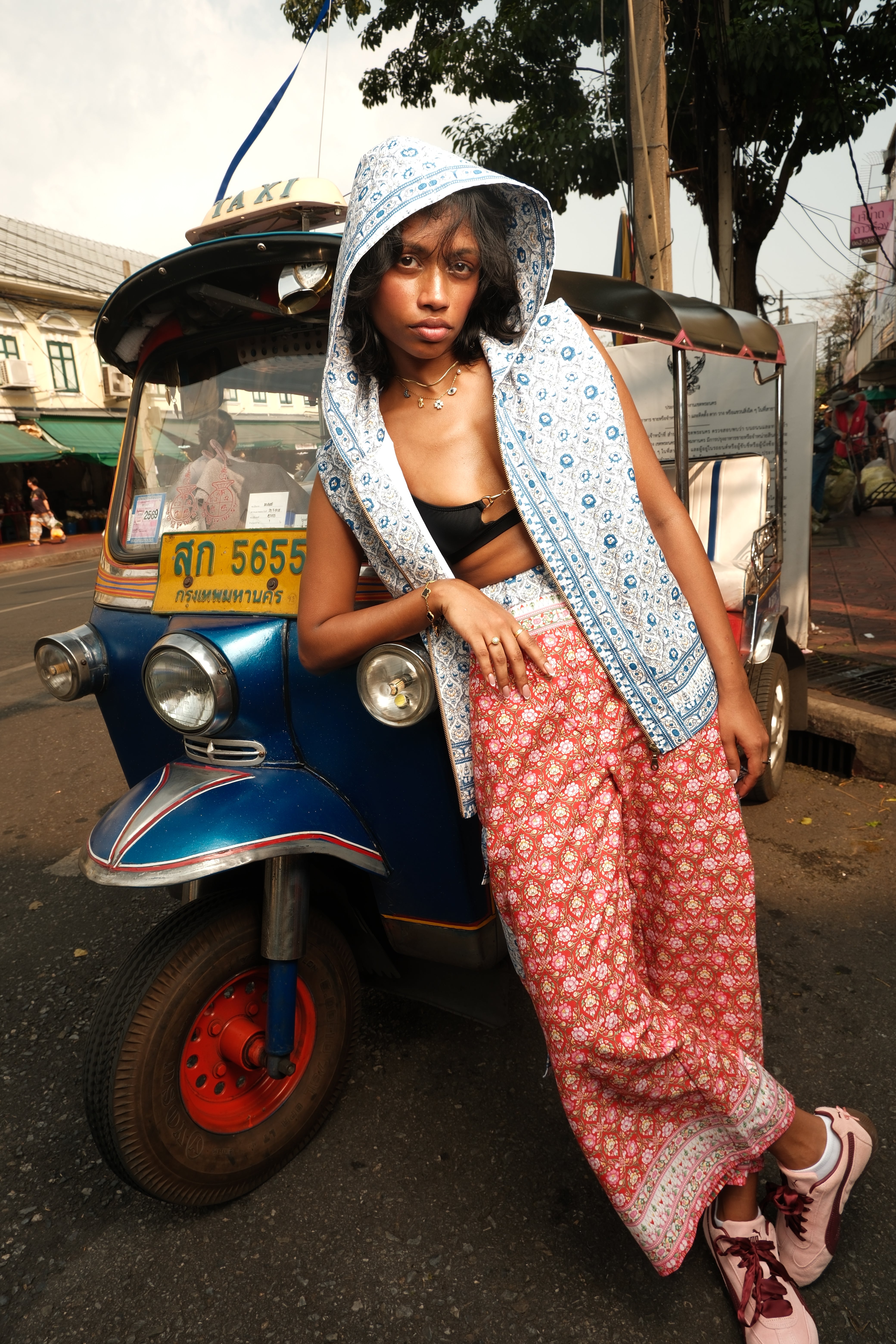 Thai Jasmin Hoodie Jacket