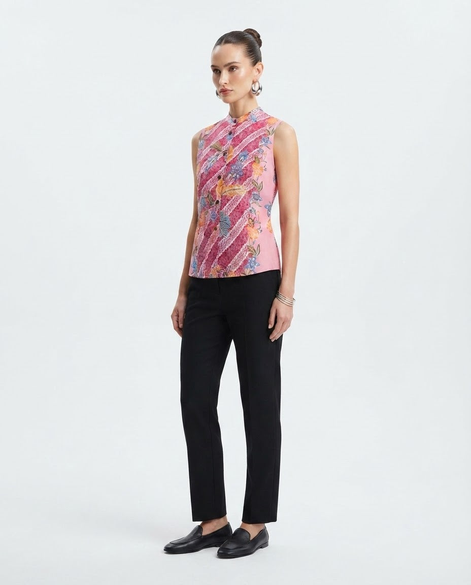 Batik Sleeveless Tops