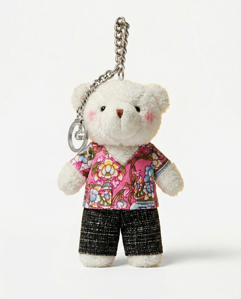 Thai dress bear keychain
