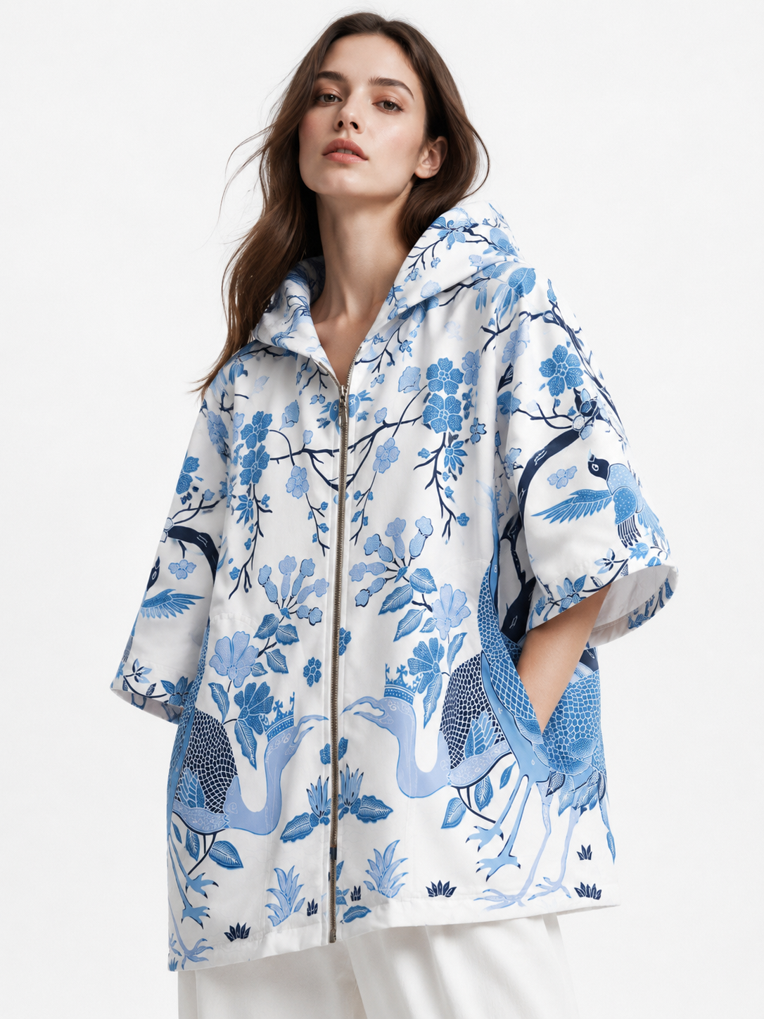 Oriental Blue Hoodies