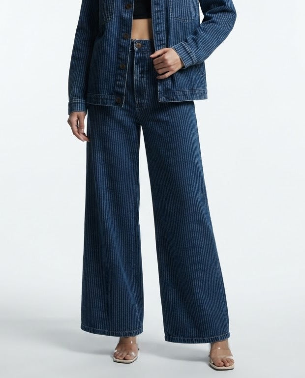 Office Indigo Pants