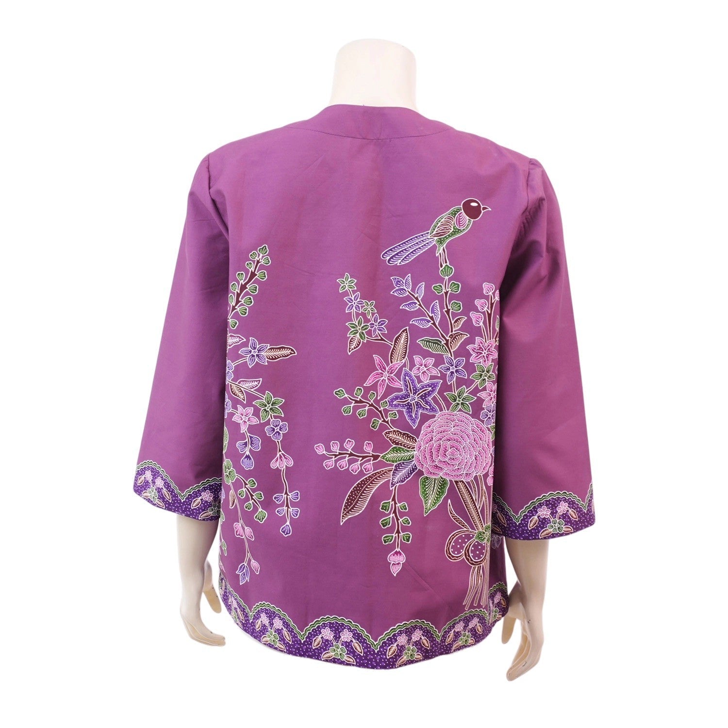 Amethyst Scalloped Blouse - SOUTH FABRIC