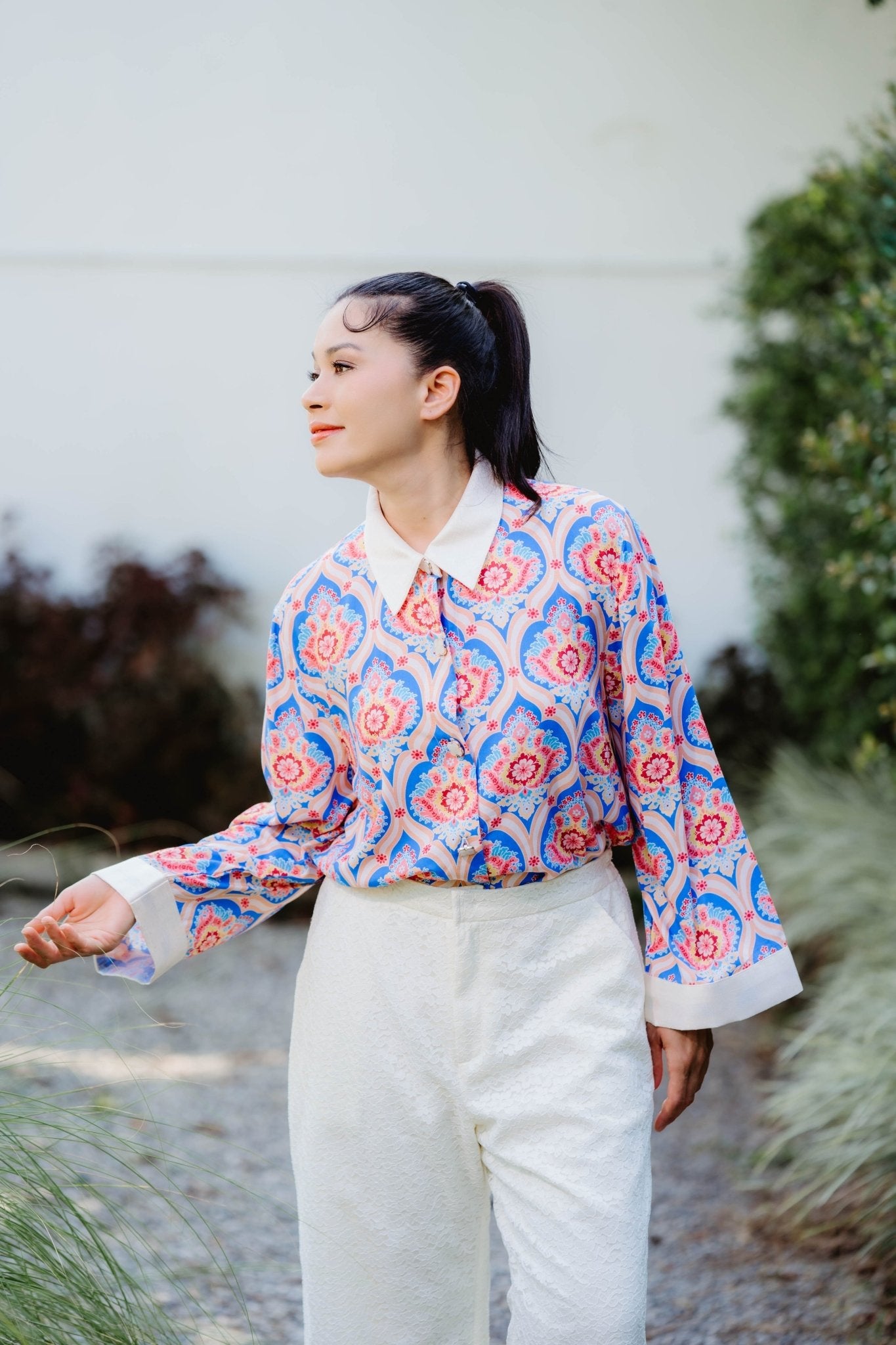 Amore Silk Blouse - THE MUSEUM