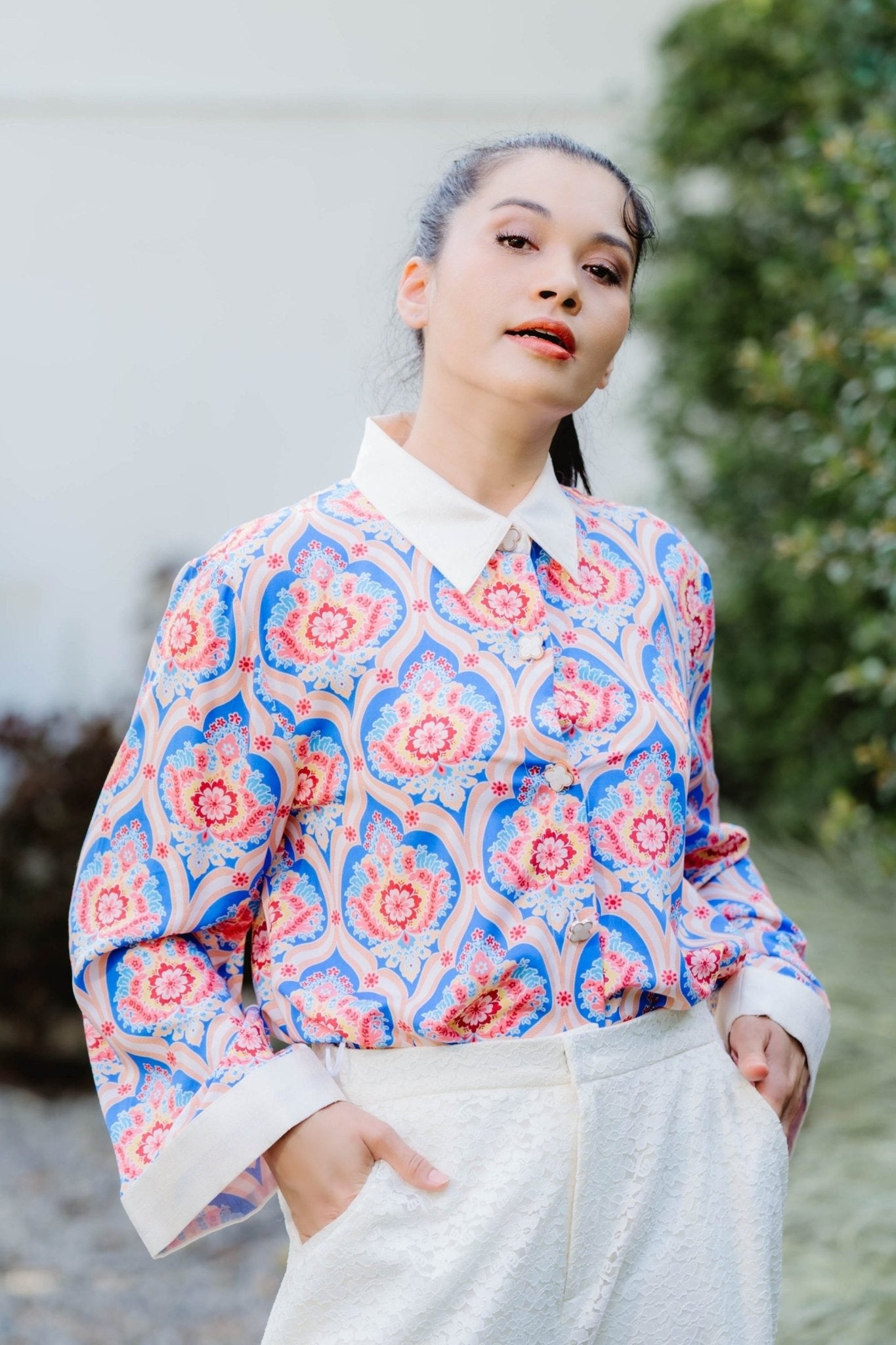 Amore Silk Blouse - THE MUSEUM