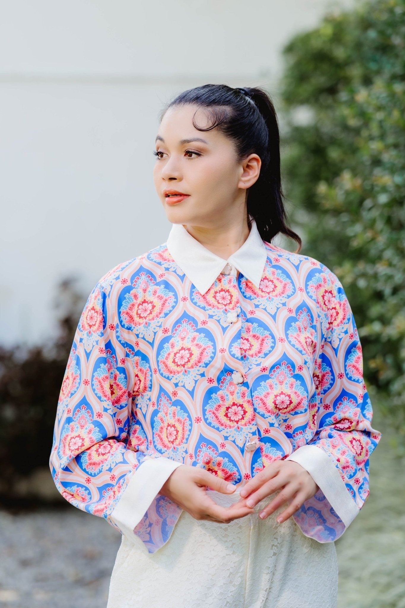 Amore Silk Blouse - THE MUSEUM