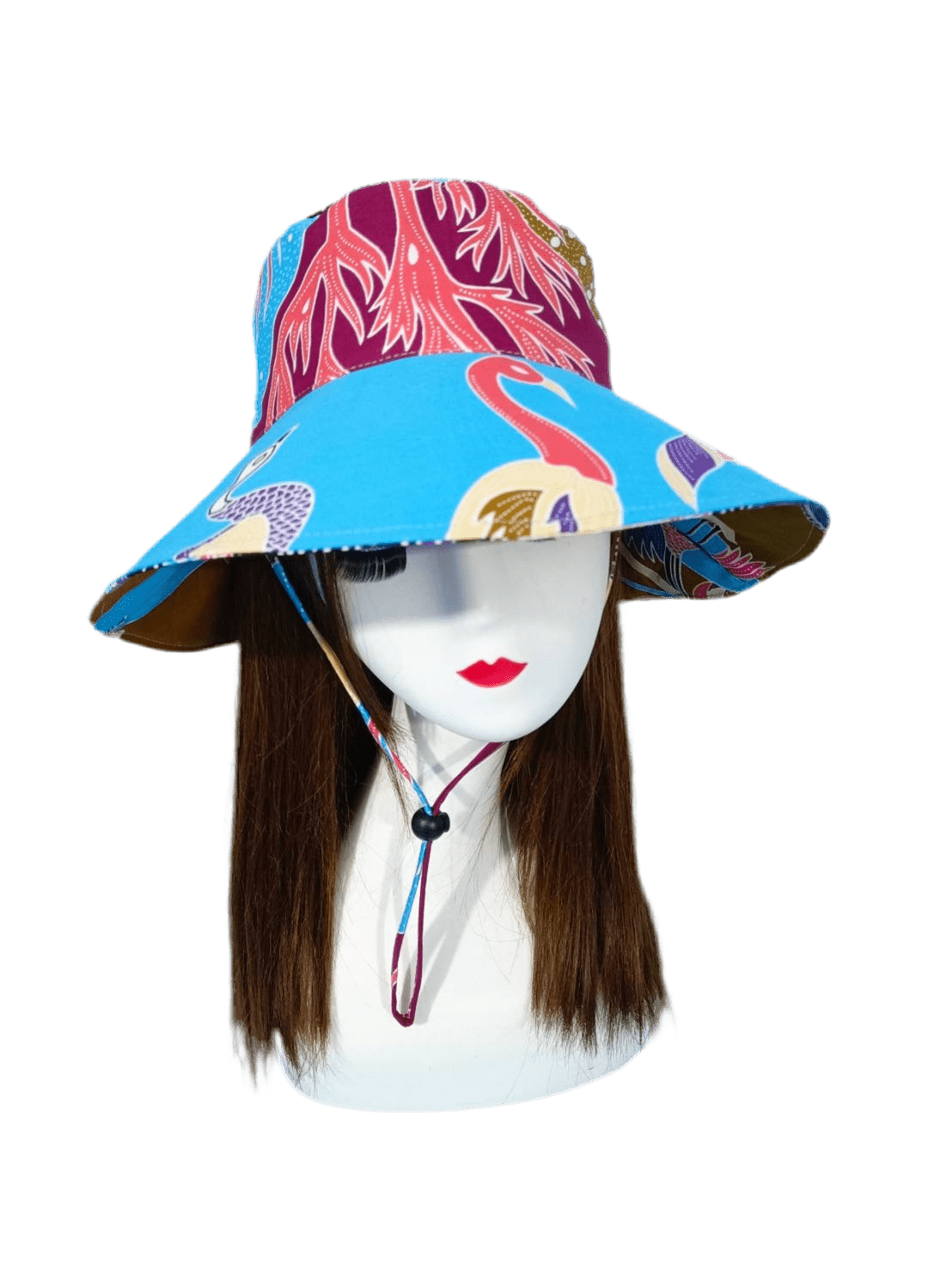 Batik Bucket Hat with String - KAMONMANEE