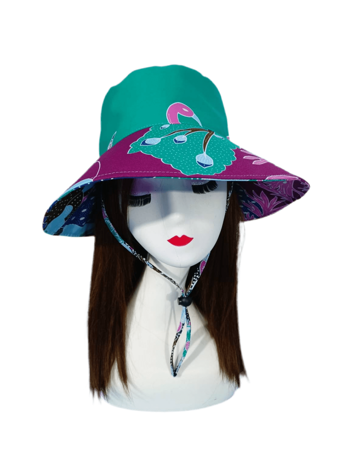 Batik Bucket Hat with String - KAMONMANEE