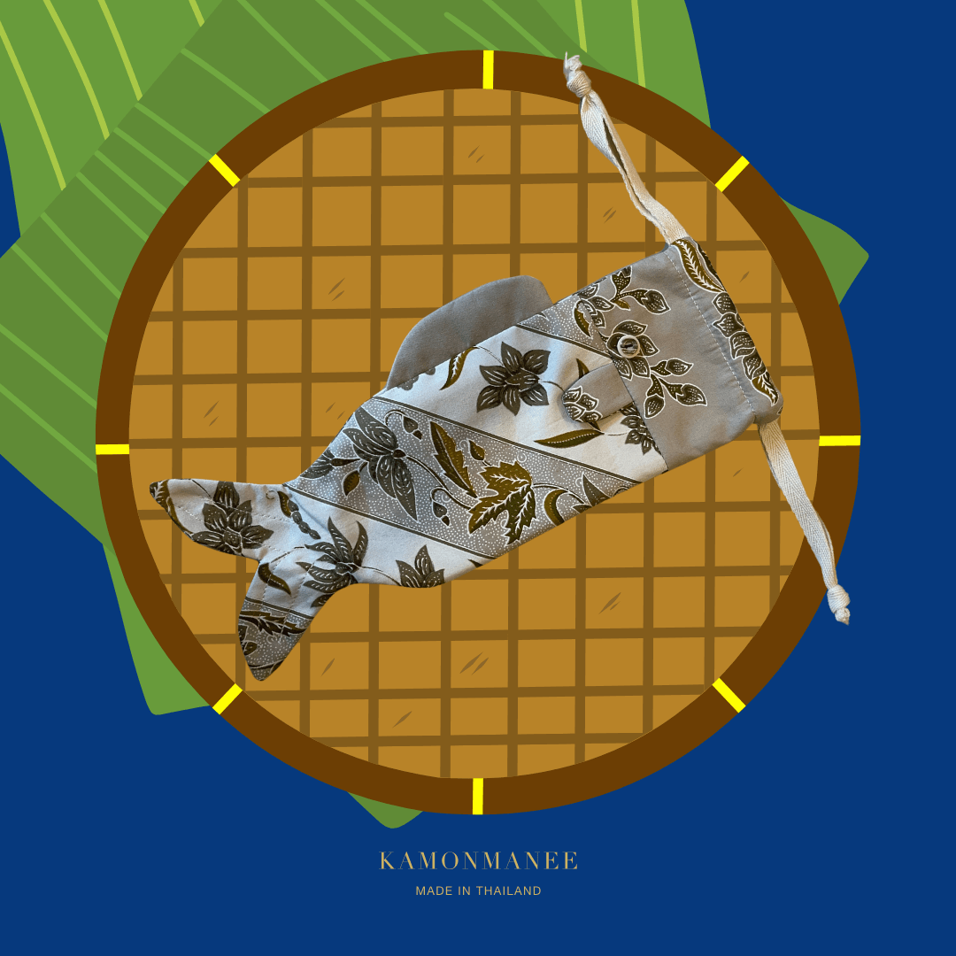 Batik Carp Fish Pouch - KAMONMANEE