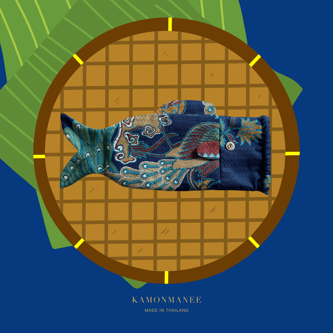 Batik Carp Fish Pouch - KAMONMANEE