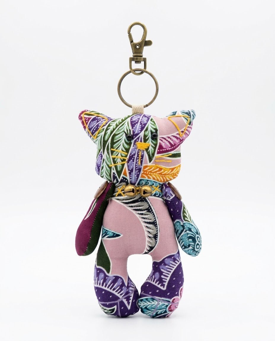 Batik Cat Keychain - KAMONMANEE