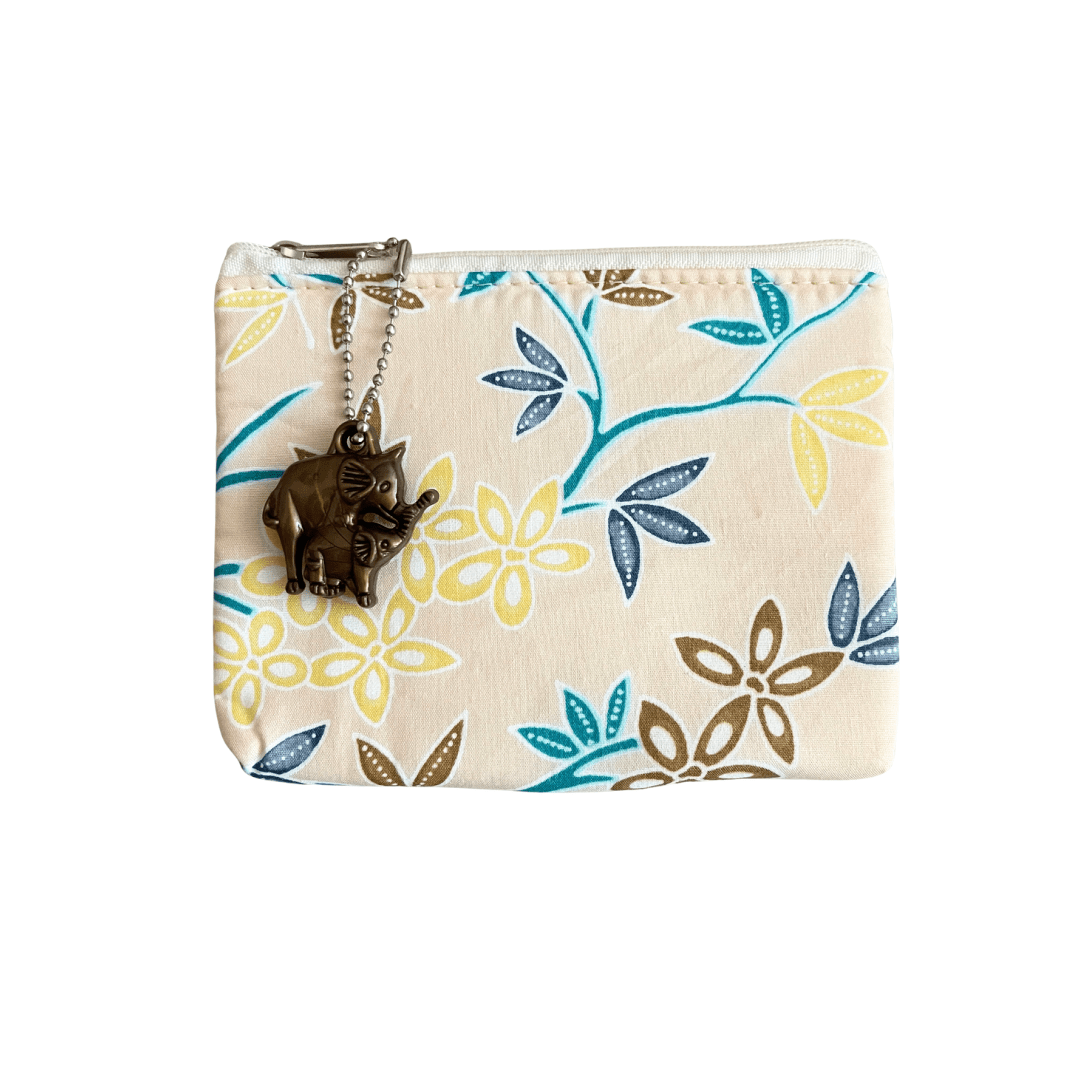 Batik Coin Bag With Elephant - KAMONMANEE