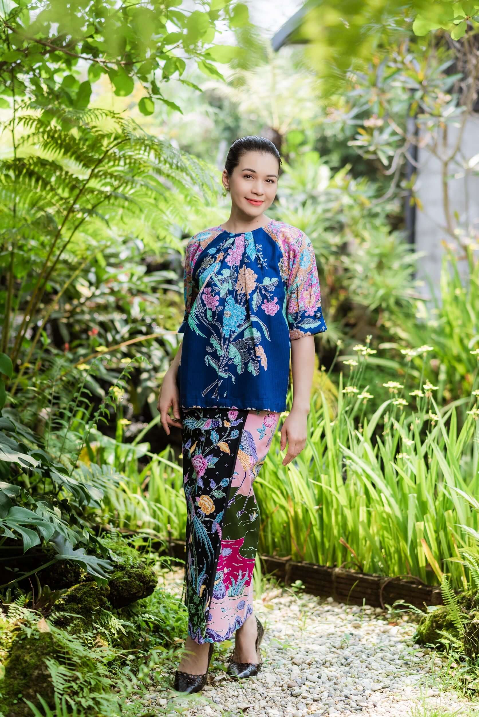 Batik Cultural Black Skirt - SOUTH FABRIC