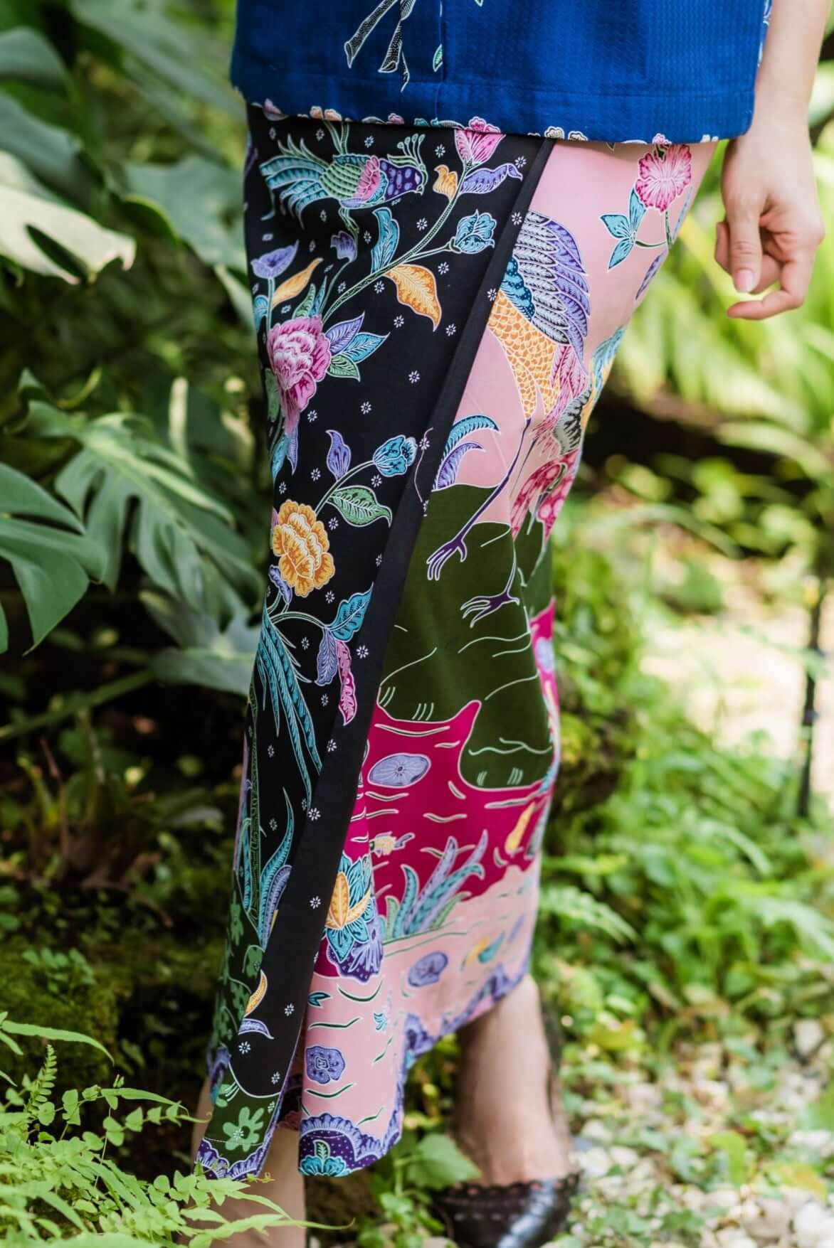 Batik Cultural Black Skirt - SOUTH FABRIC