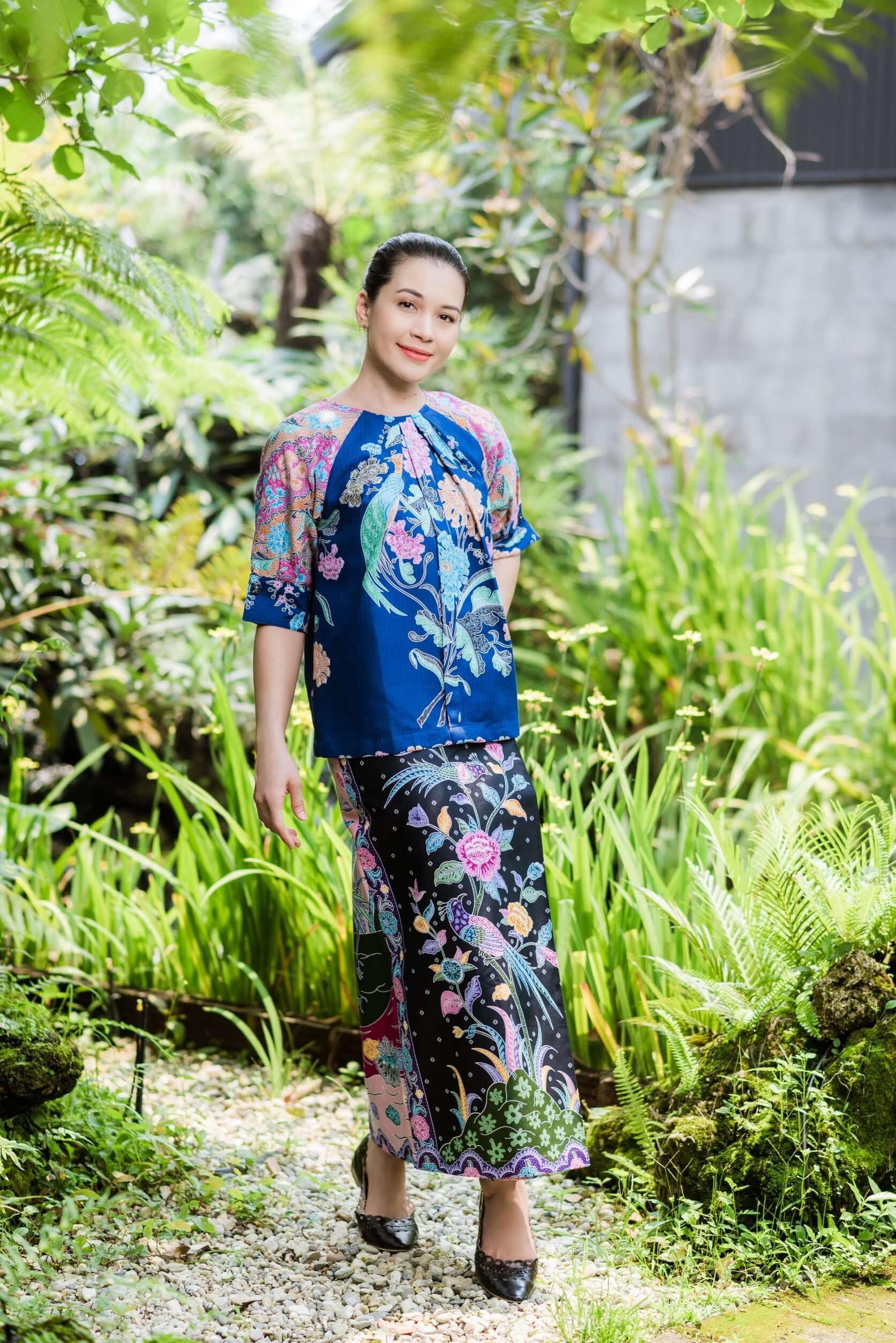 Batik Cultural Black Skirt - SOUTH FABRIC