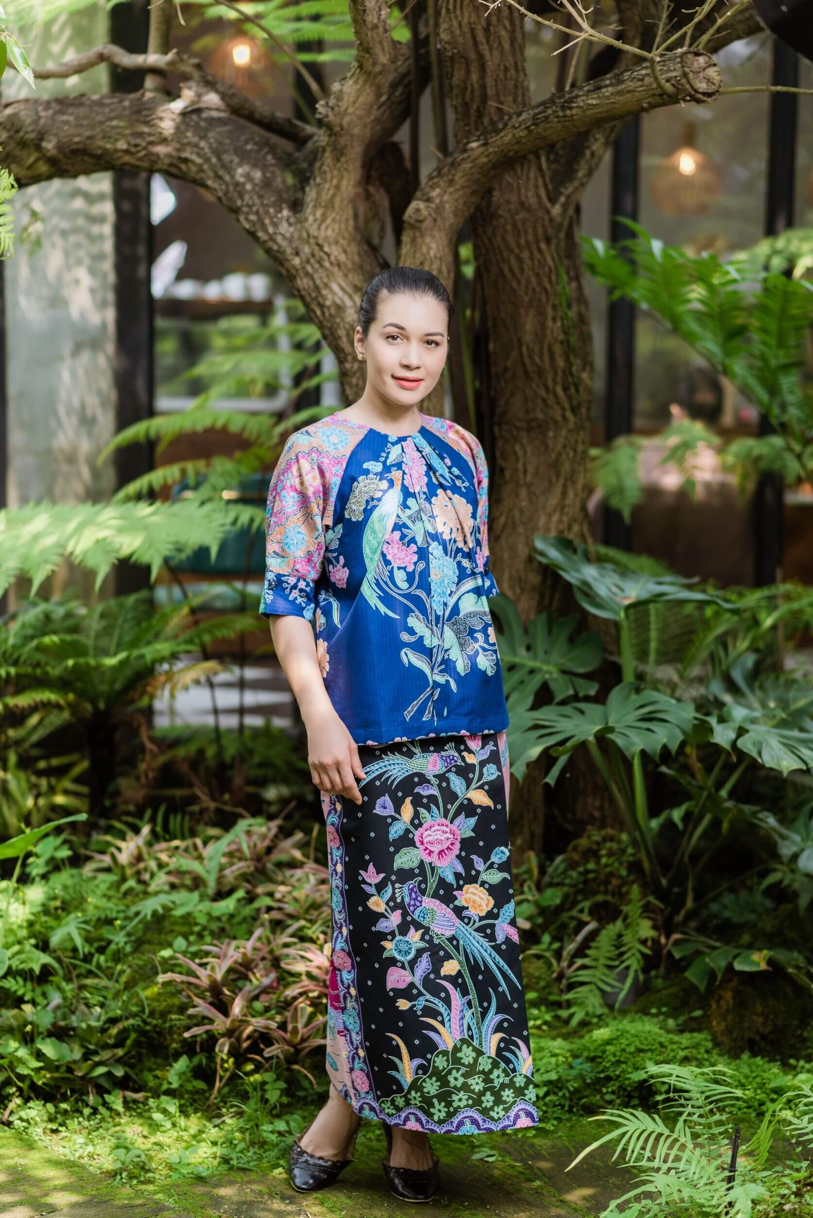 Batik Cultural Black Skirt - SOUTH FABRIC