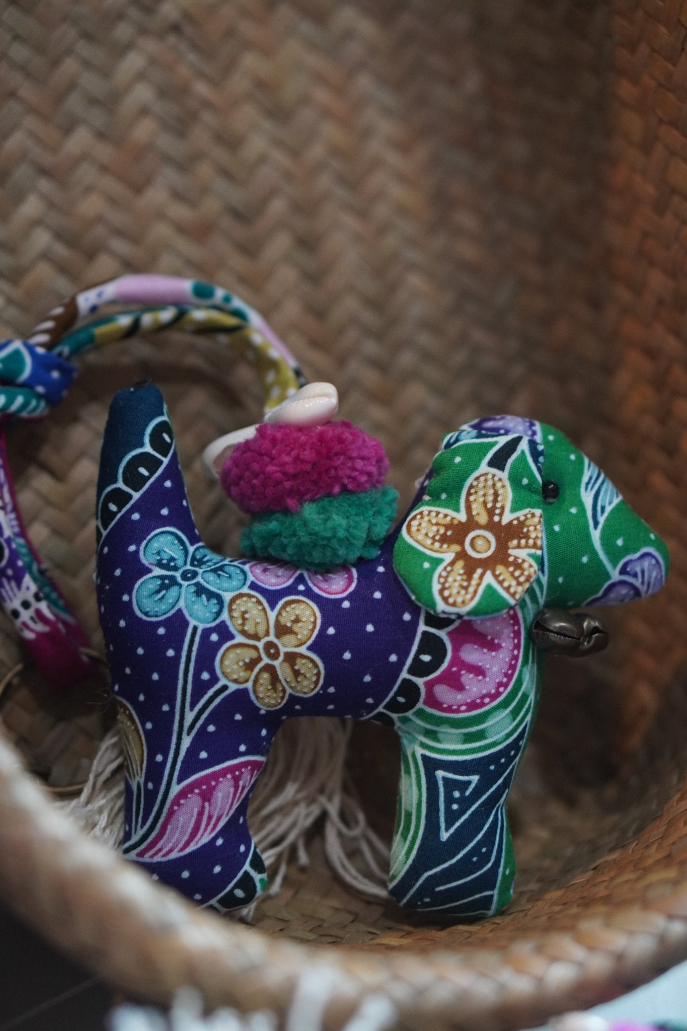 Batik Dog Charm with String - KAMONMANEE