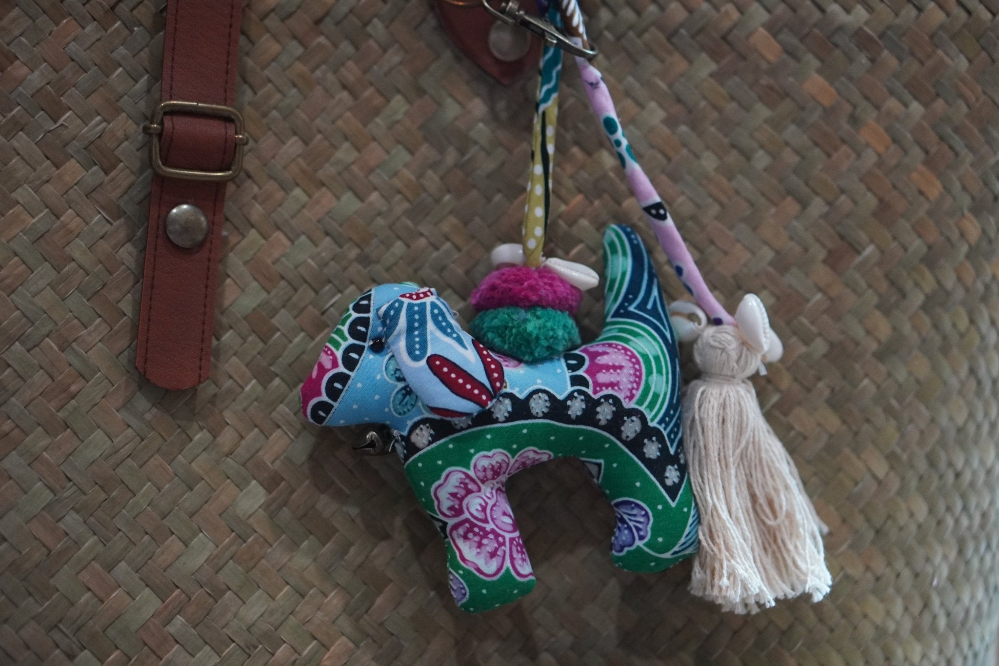 Batik Dog Charm with String - KAMONMANEE