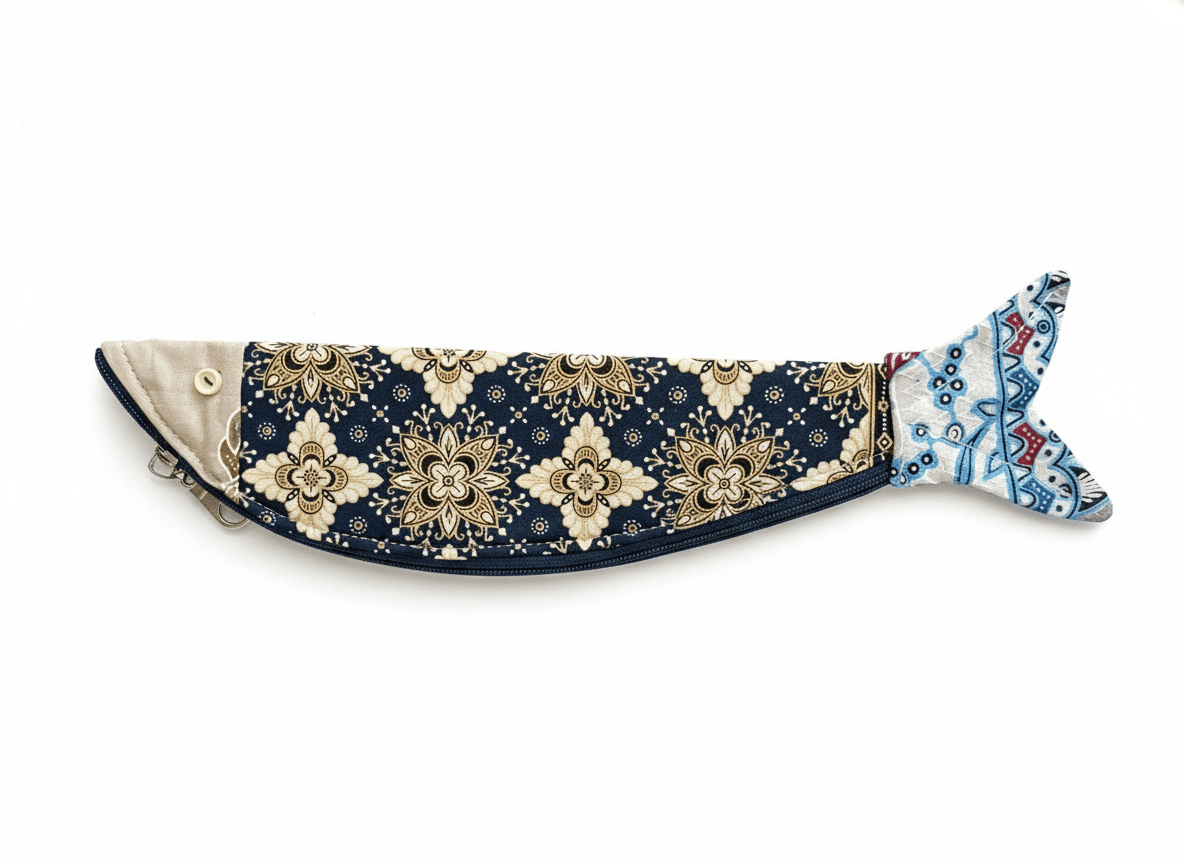 Batik Mullet Fish Coin Purse - KAMONMANEE