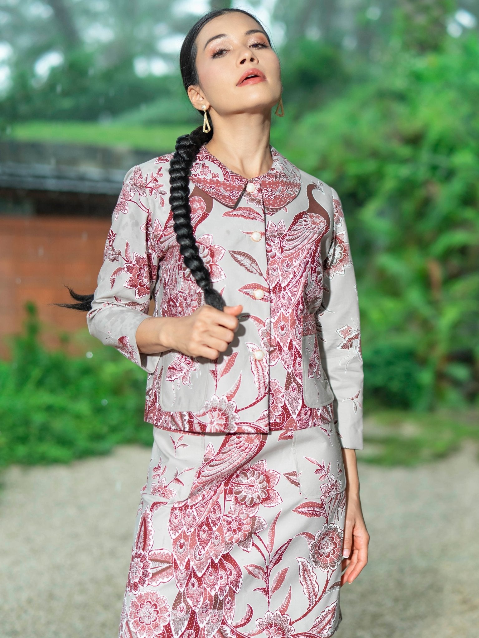 Batik Short Skirt - SOUTH FABRIC