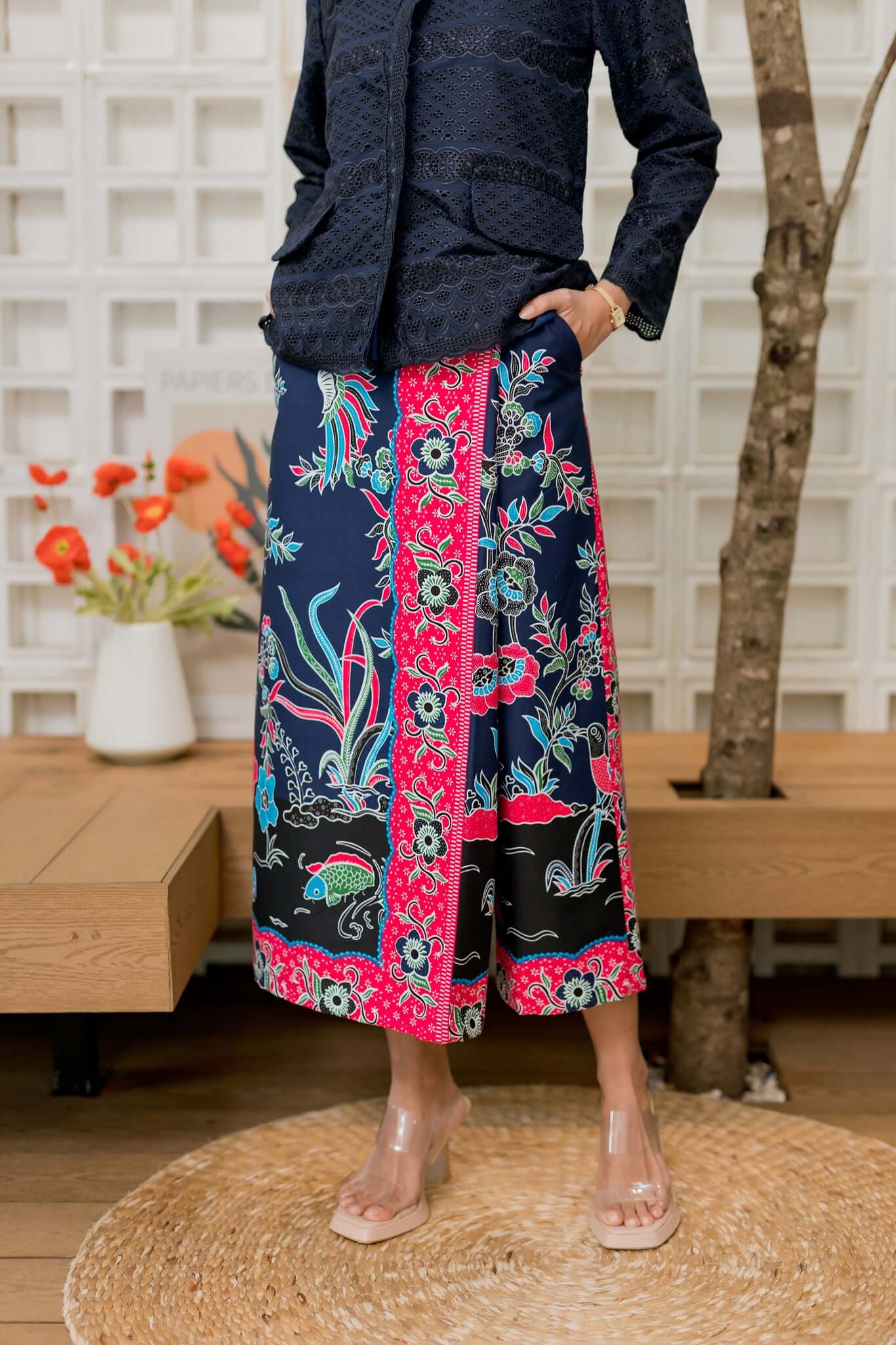 Batik Skirt Pants - SOUTH FABRIC
