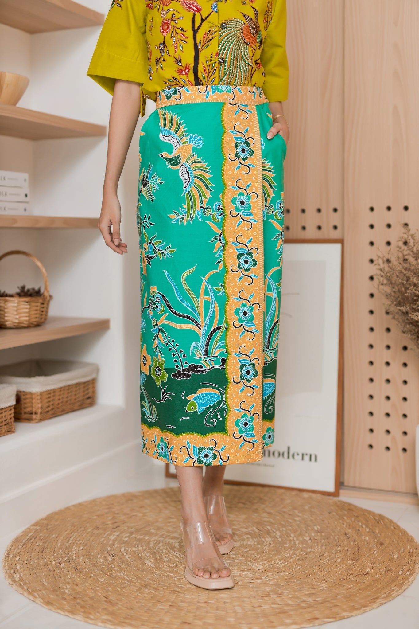 Batik Skirt Pants - SOUTH FABRIC