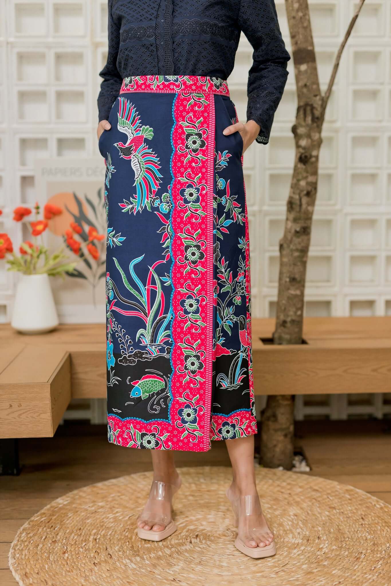 Batik Skirt Pants - SOUTH FABRIC