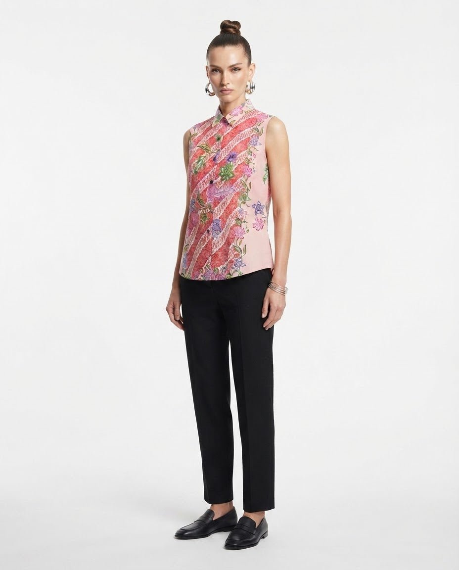 Batik Sleeveless Tops - KAMONMANEE