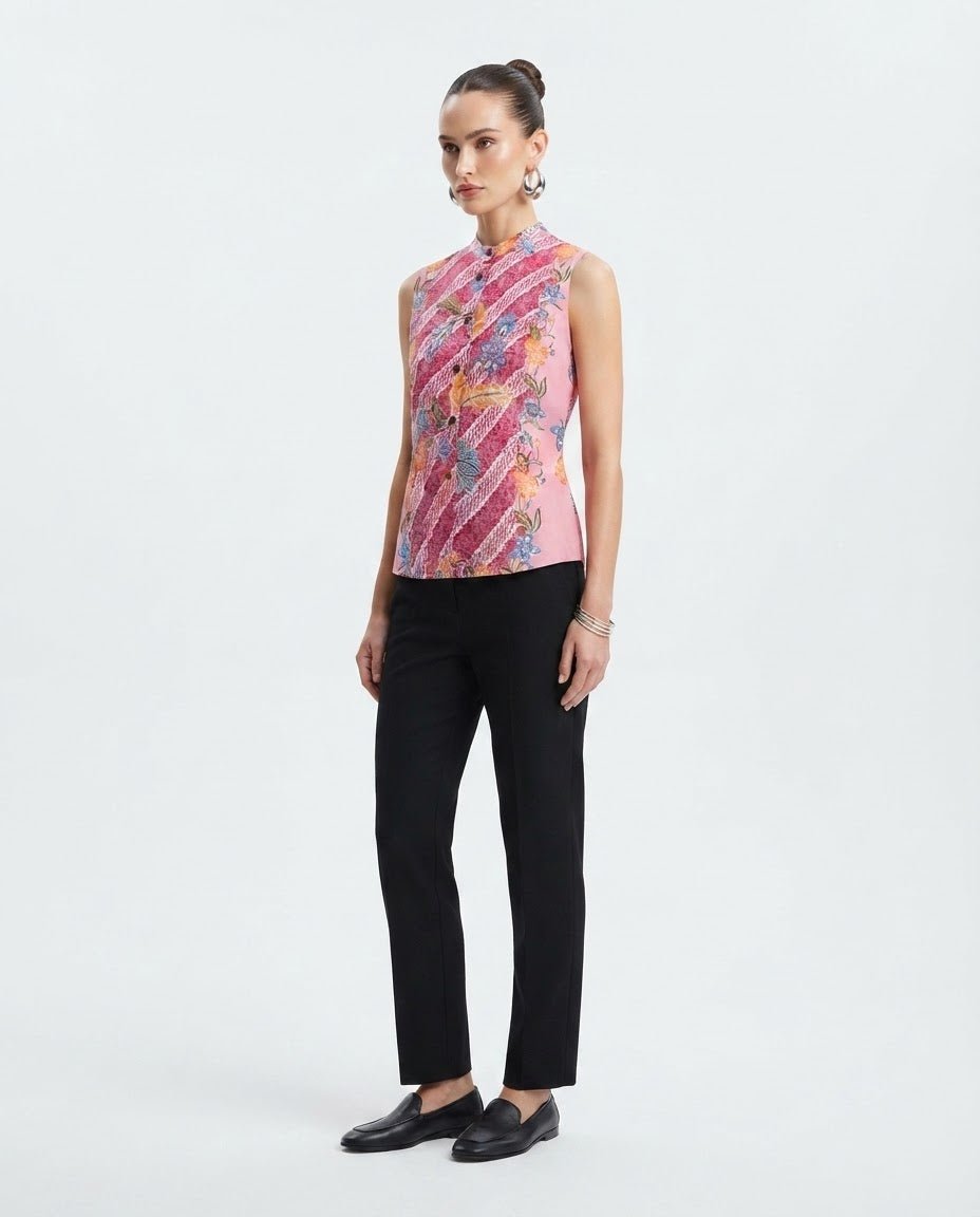 Batik Sleeveless Tops - KAMONMANEE