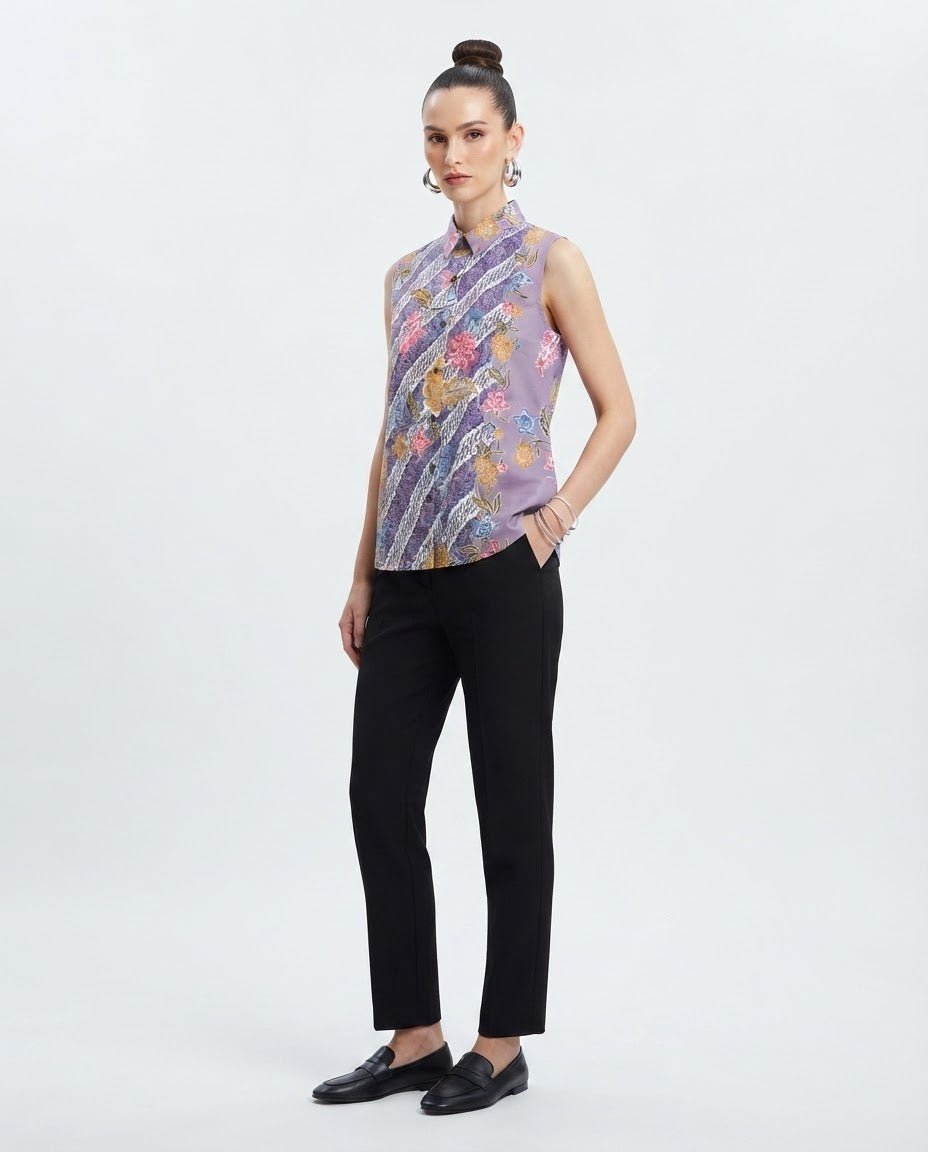 Batik Sleeveless Tops - KAMONMANEE