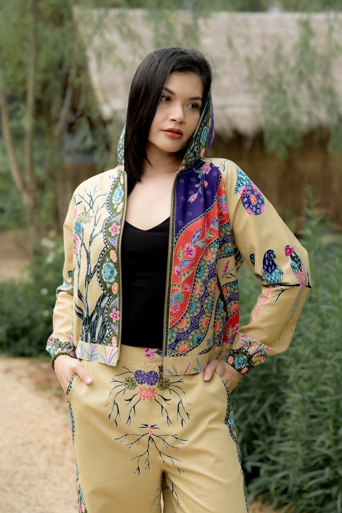 Batik Zipper Hoodie - BALC