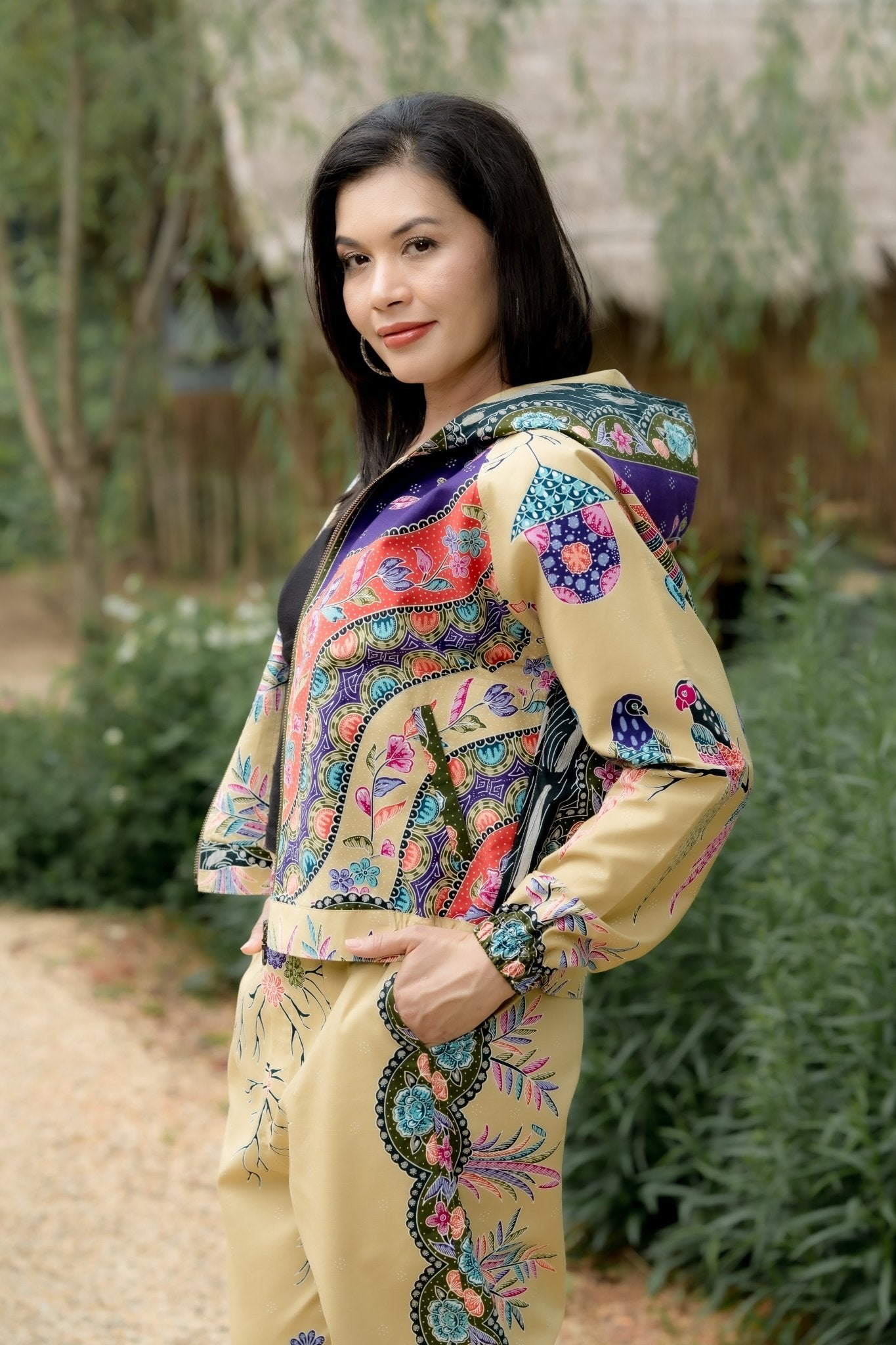 Batik Zipper Hoodie - BALC