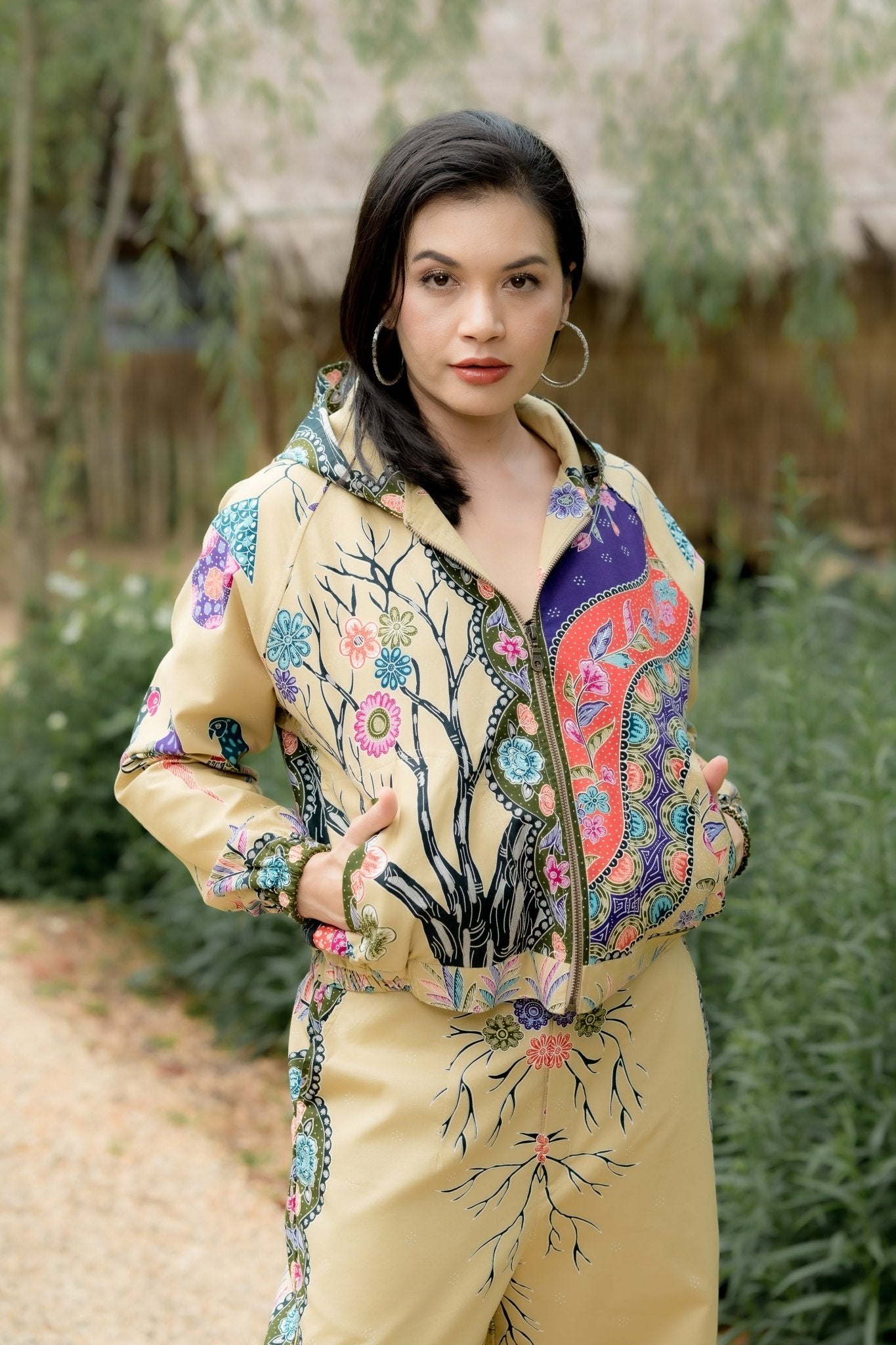 Batik Zipper Hoodie - BALC