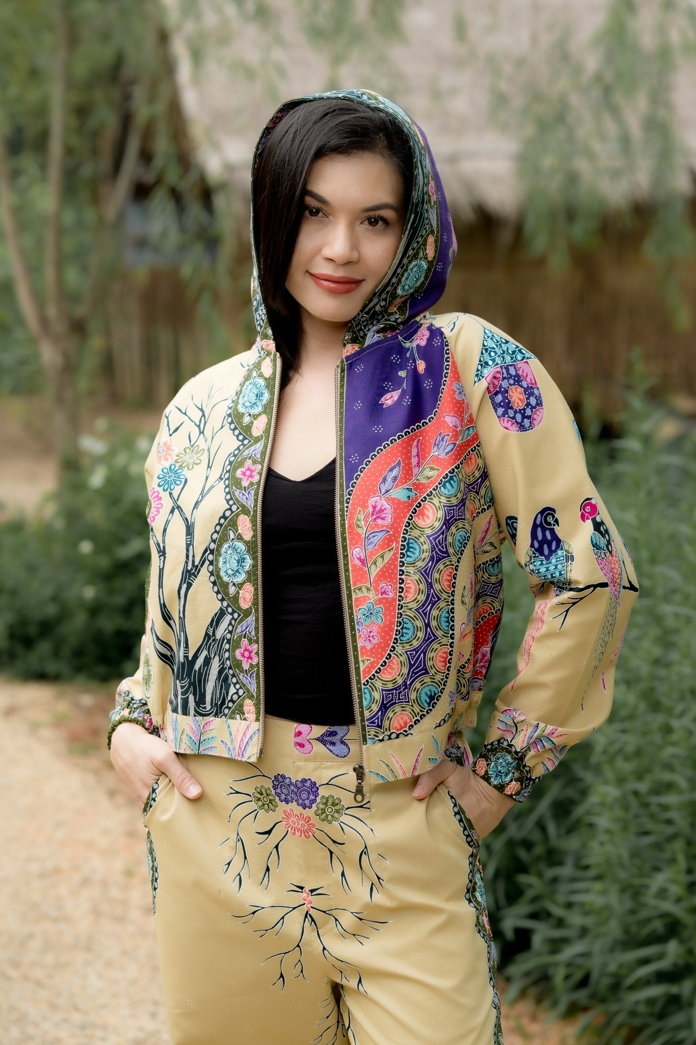 Batik Zipper Hoodie - BALC