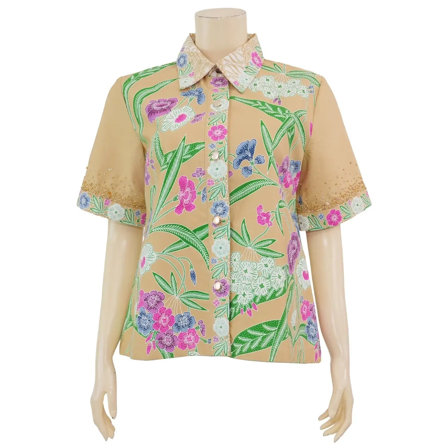 Bead Bouquet Blouse - SOUTH FABRIC