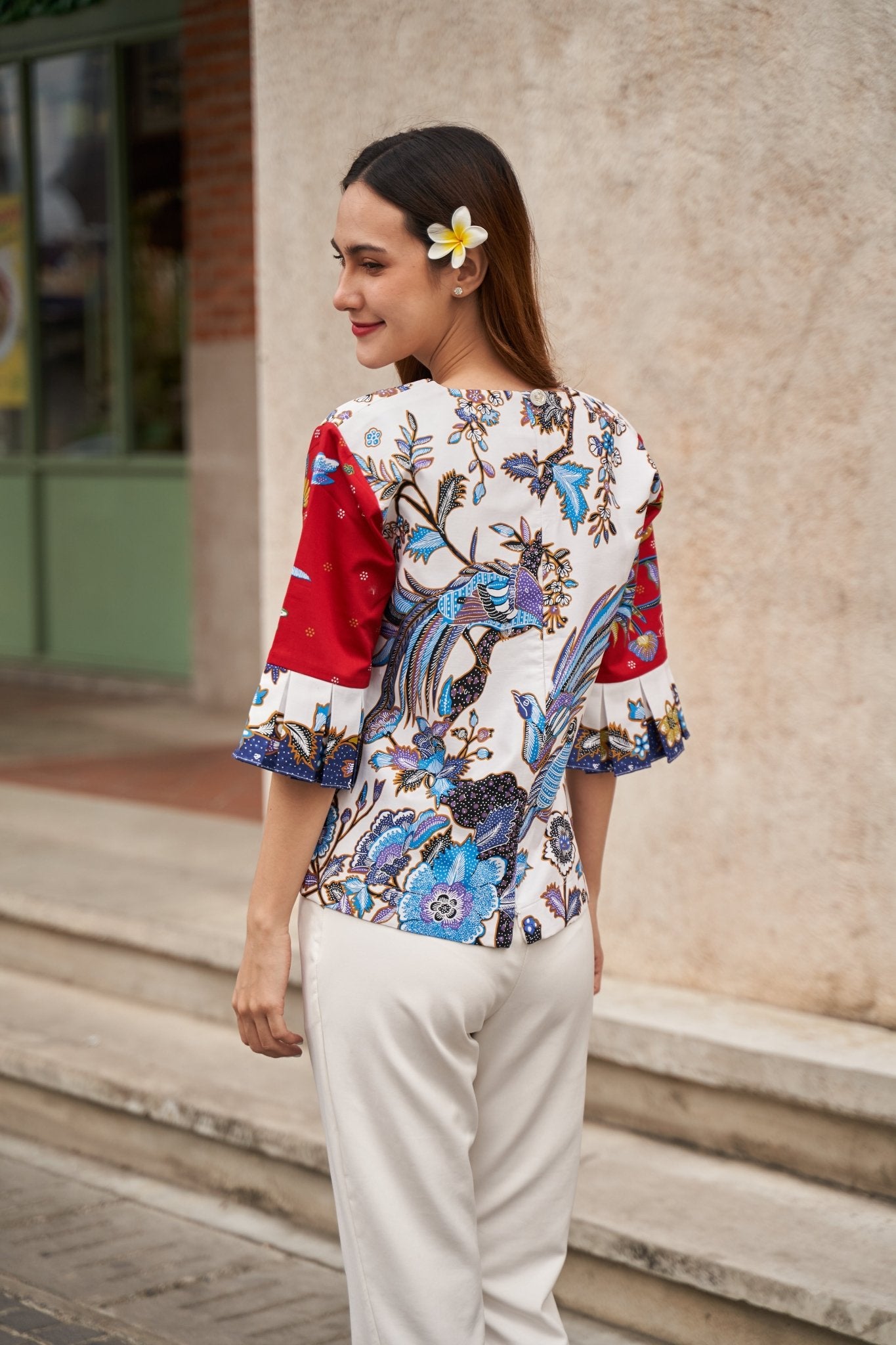 Bird Paradise Blouse - SOUTH FABRIC