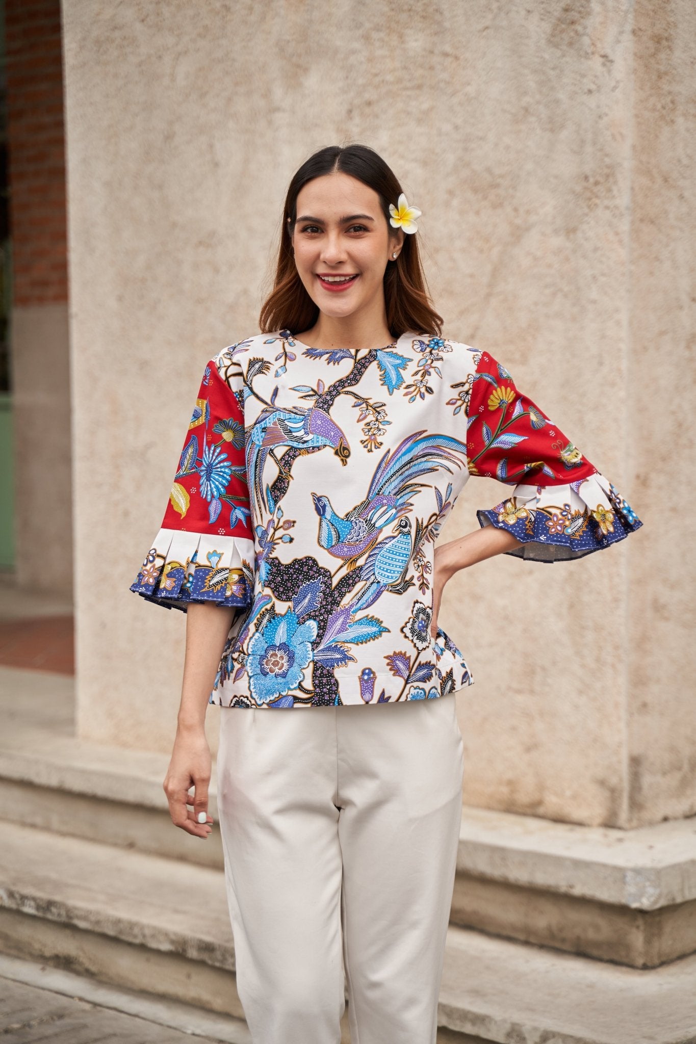 Bird Paradise Blouse - SOUTH FABRIC