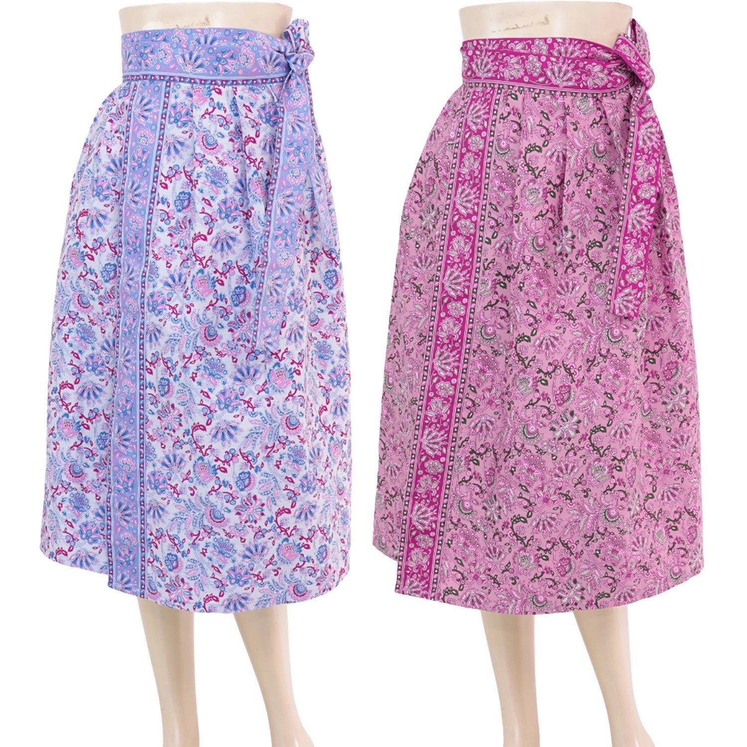 Charming Cloud Wrap Skirt - SOUTH FABRIC