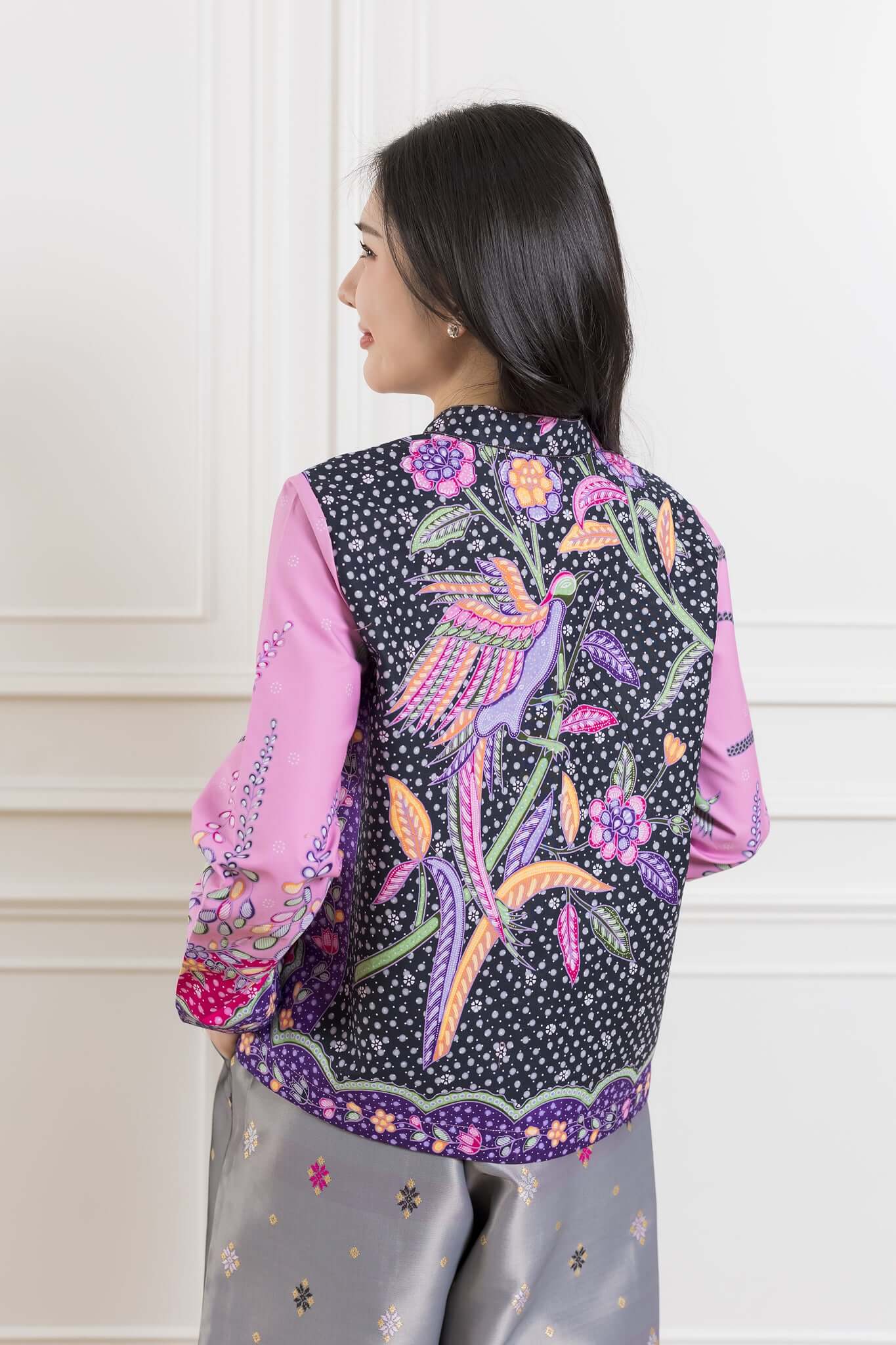 Che Kung Chinese Collar Blouse - SOUTH FABRIC