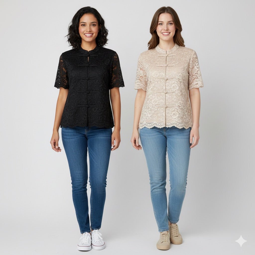 Chinese Collar Blouse - THE MUSEUM