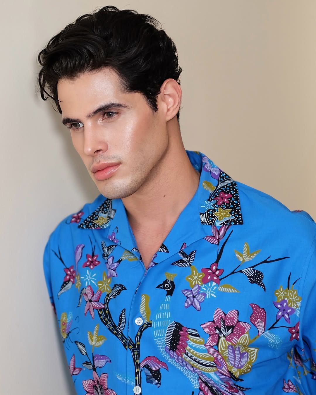 Drawing Blue Peacock Shirts - BALC