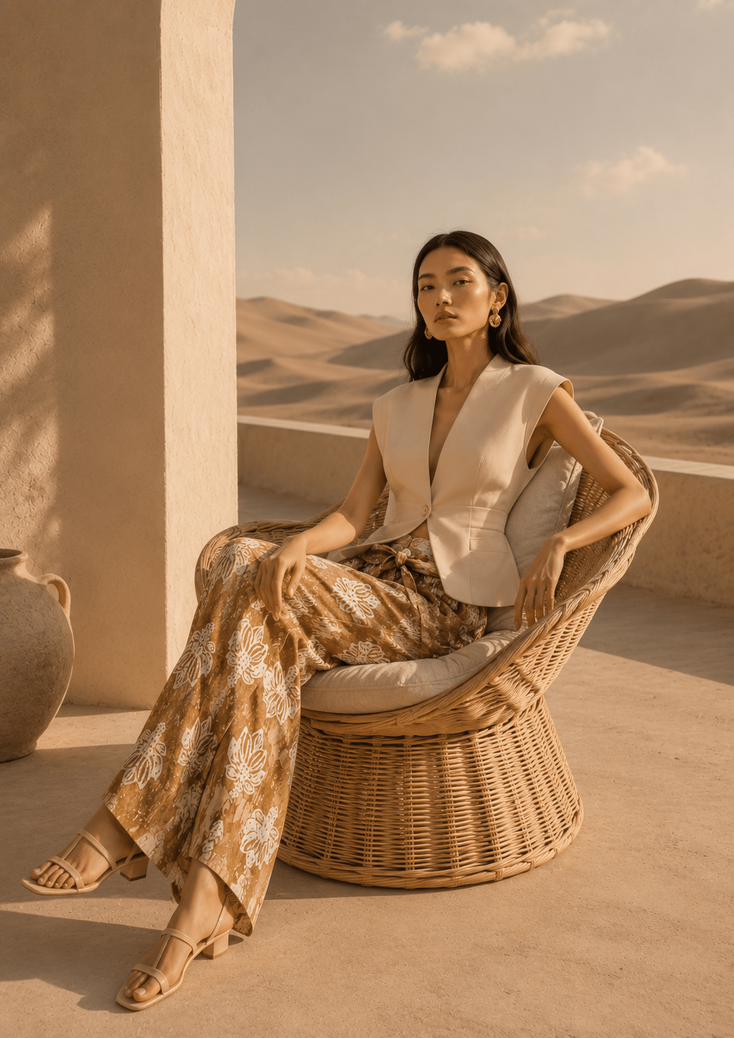 Eco Print Pants - SOUTH FABRIC