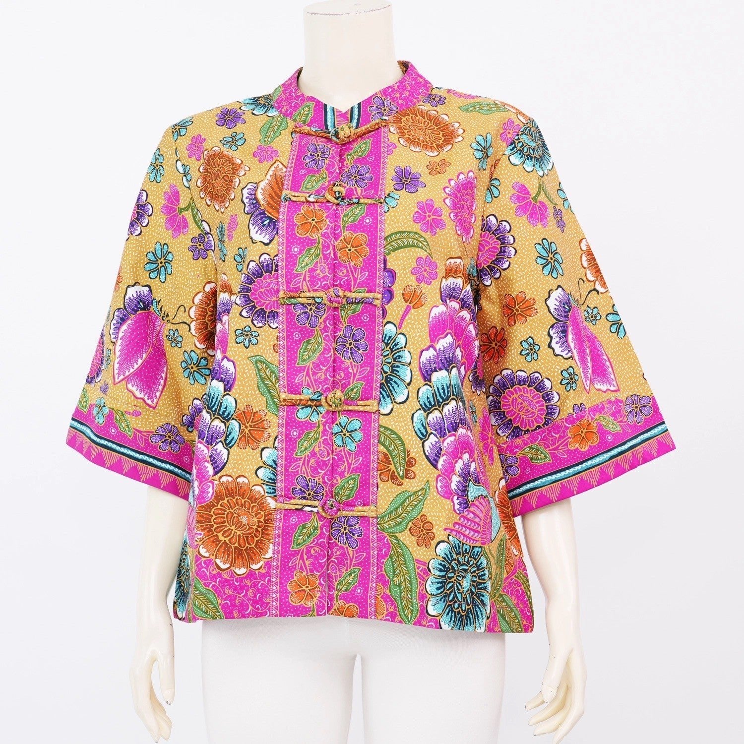 Eight Tail Peacock Blouse - SOUTH FABRIC