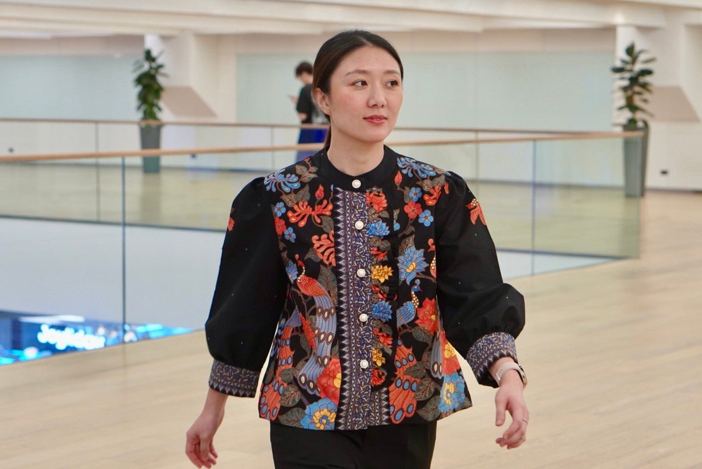 Elegant Indo Peacock Blouse - SOUTH FABRIC