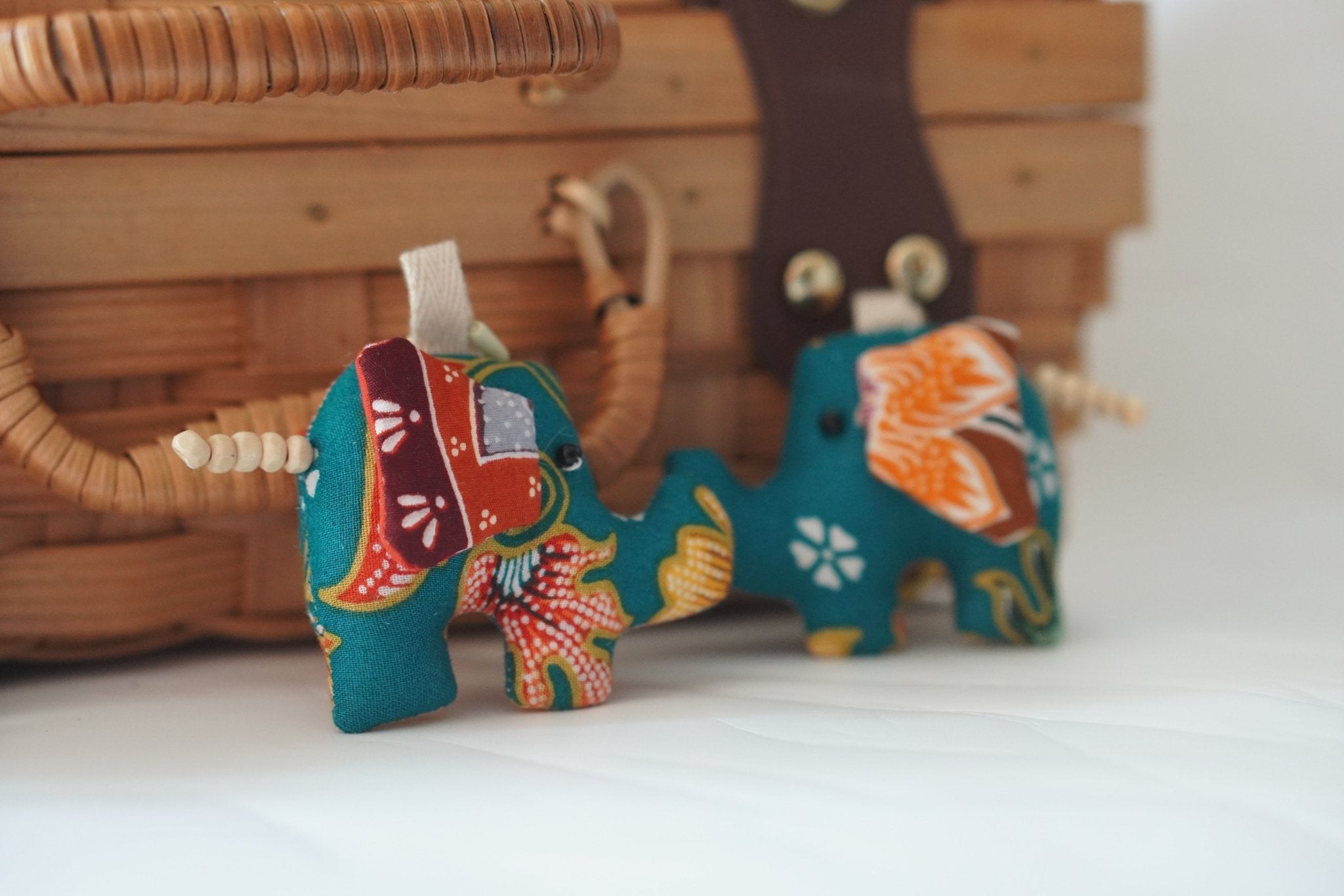 Elephant Batik Mini Keychain - KAMONMANEE