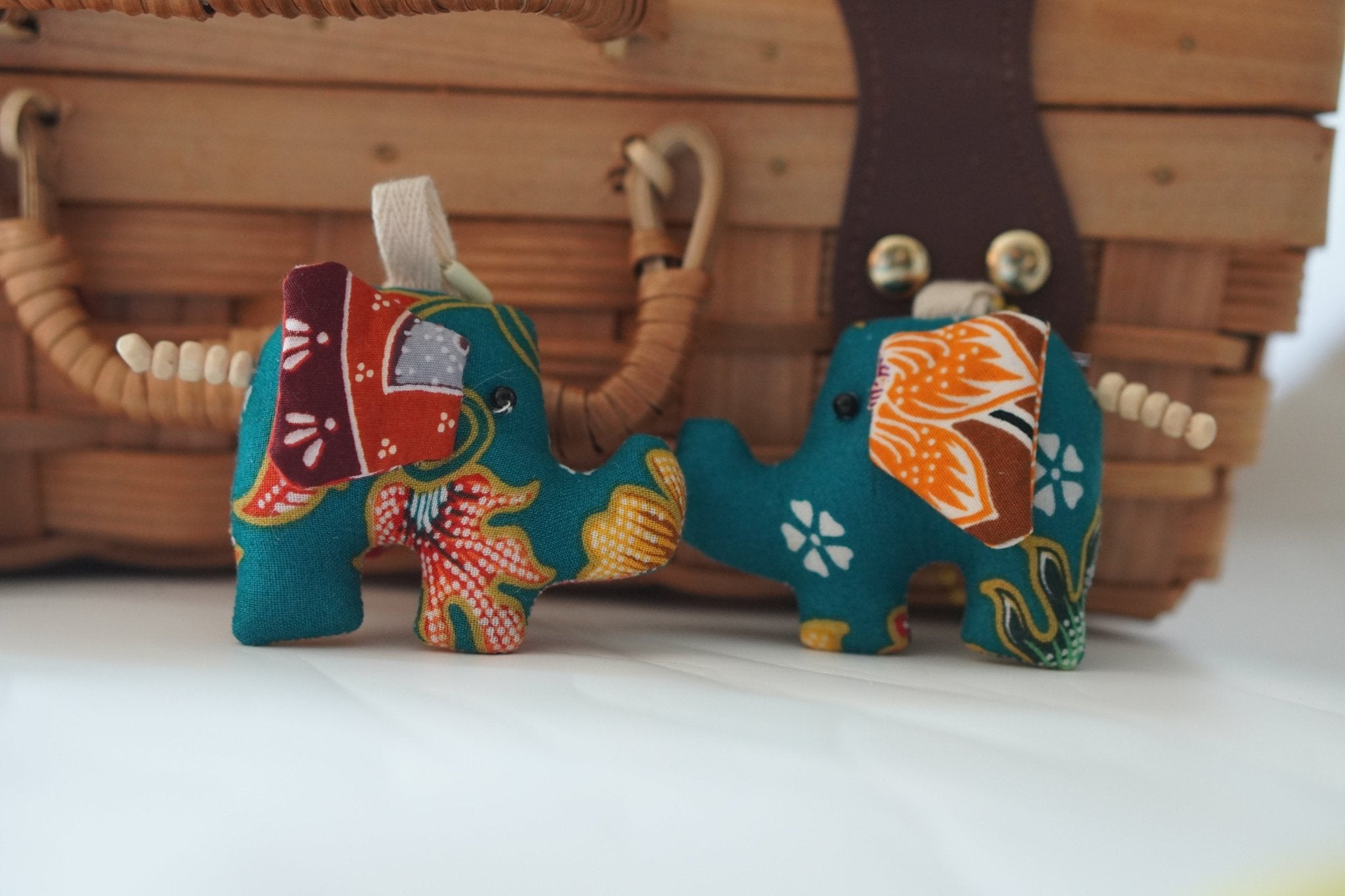 Elephant Batik Mini Keychain - KAMONMANEE