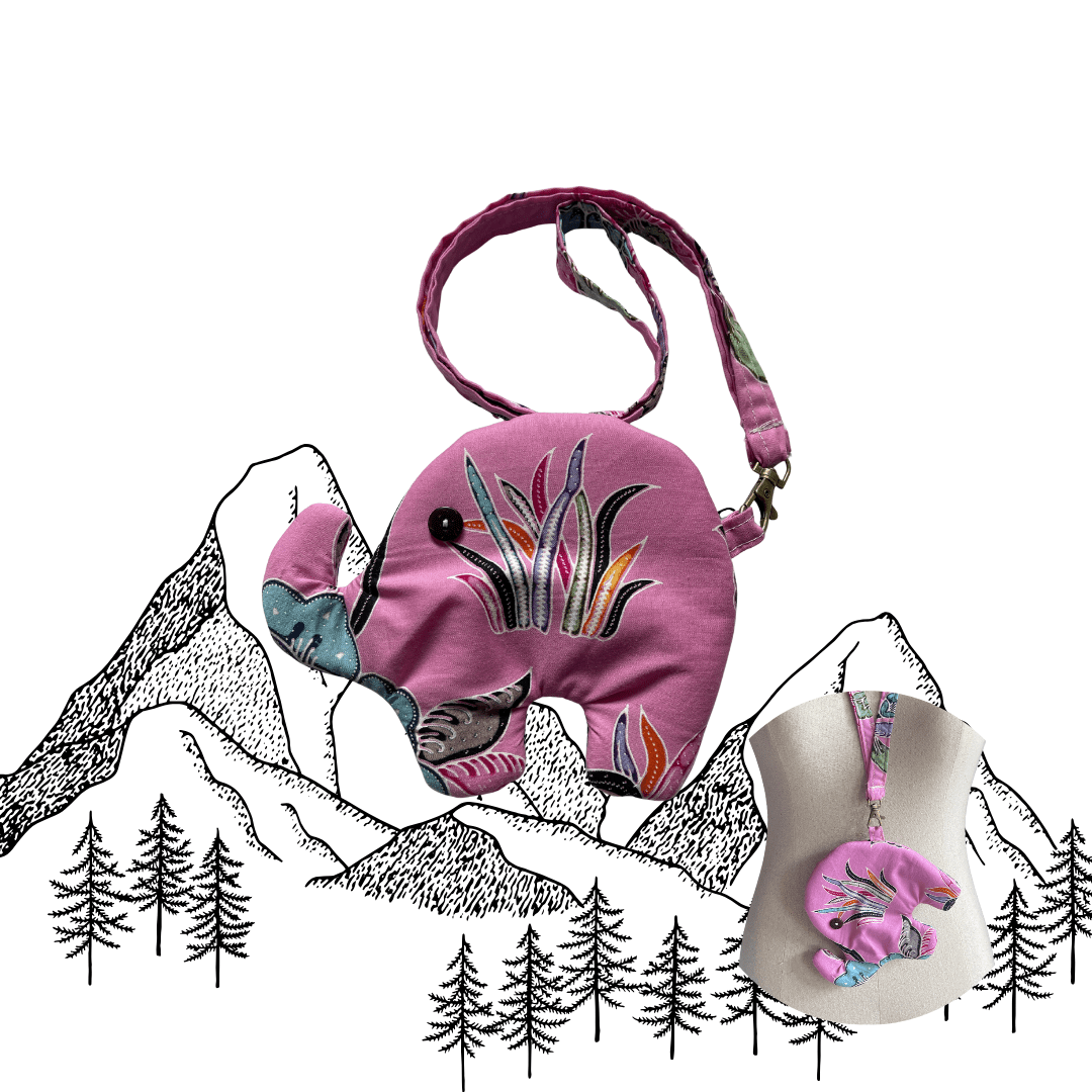 Elephant Coin Bag With Chain - KAMONMANEE