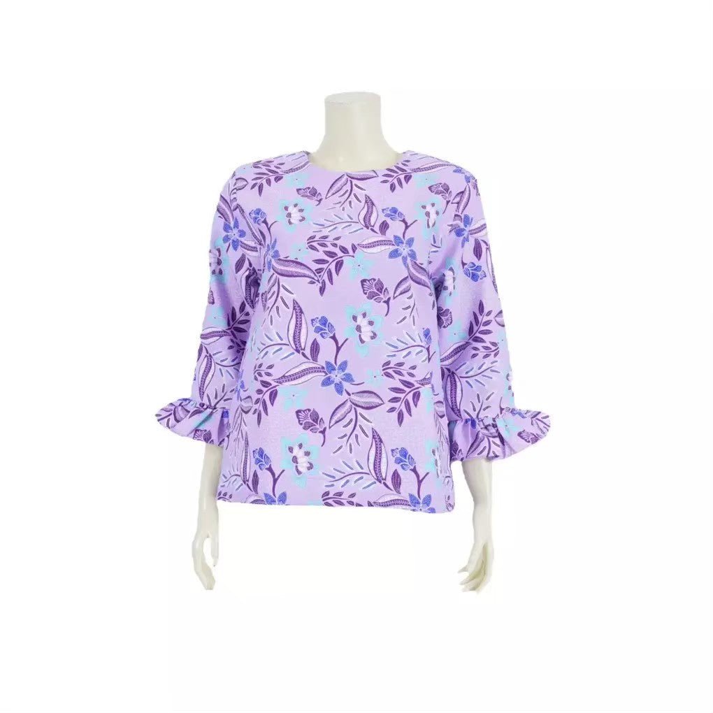 Floral Ruffle Blouse - THE MUSEUM
